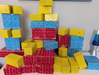 Melissa & Doug Jumbo Cardboard Building Blocks Set