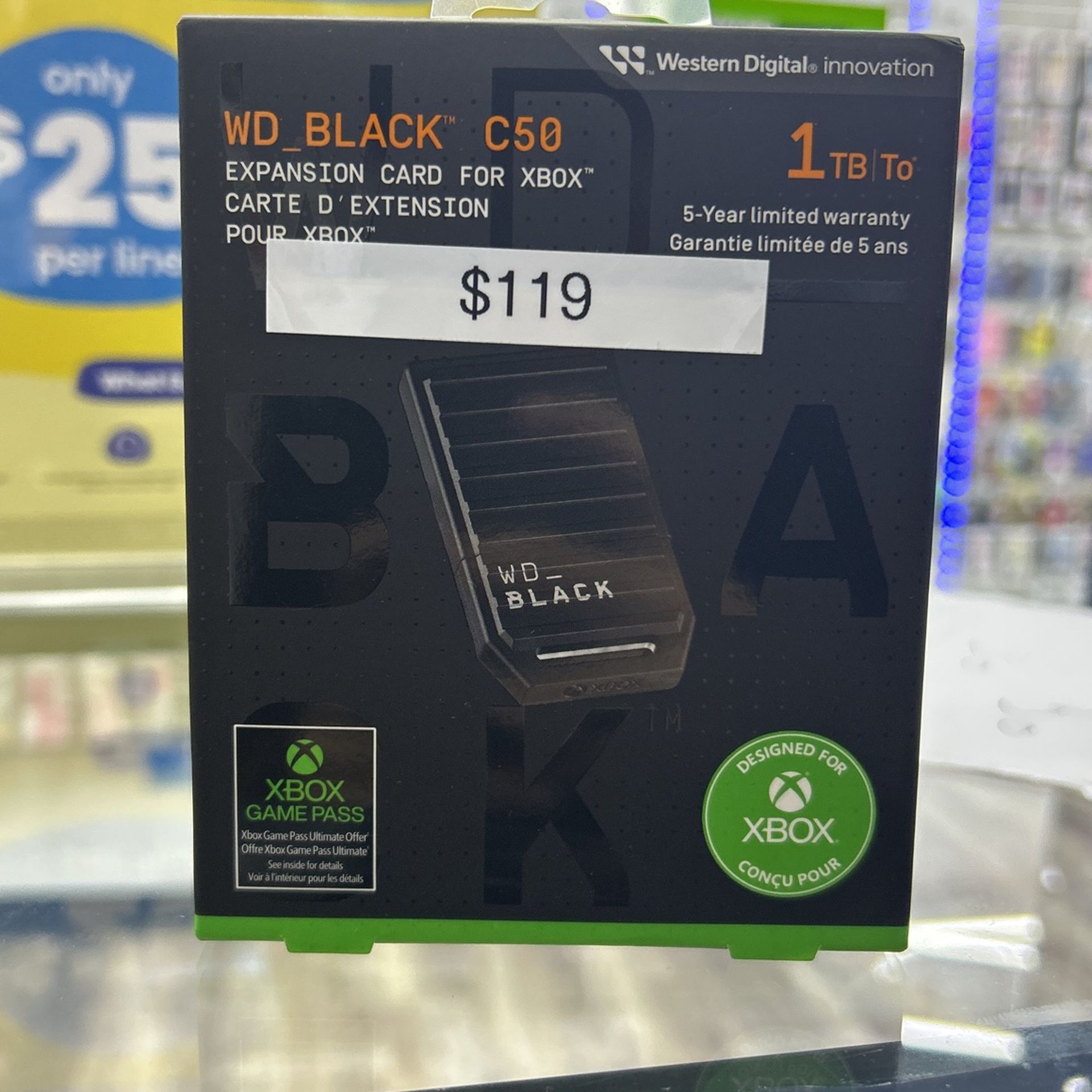 WD_BLACK C50 Xbox Expansion Card 1TB