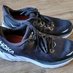 Hoka One Clifton 8 Women’s Running Walking Shoes Athletic Sneakers Black Size 8.5 8.5B