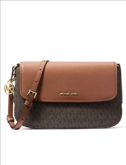 Michael Kors Brown Signature Crossbody Bag