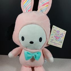 Sanrio Easter Hello Kitty Bunny Suit Stuffed Animals Toy Dolls 11" Pachaco Rare