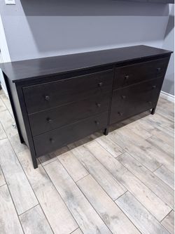 IKEA Koppang 6 Drawer Dresser black brown