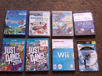 Games for PS4, PS3, Wii, Wii U and Xbox