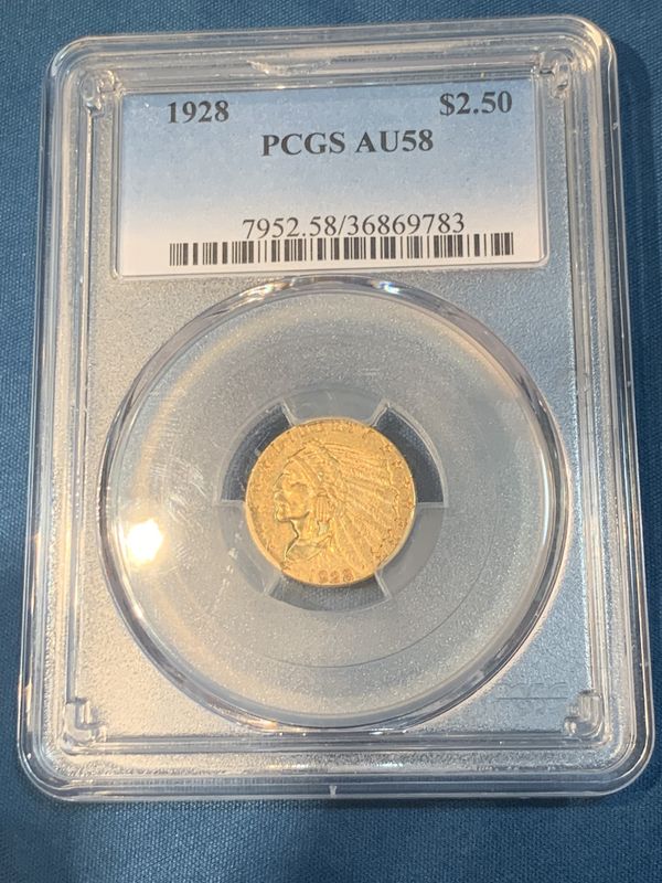 1928 Pcgs Au58 250 Gold Quarter Eagle For Sale In San Jose