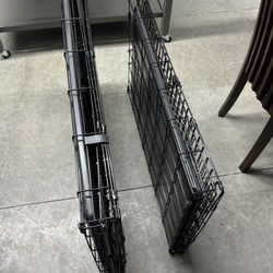 Two Large Collapsible Dog Crates