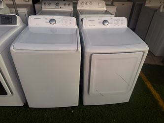 SAMSUNG WASHER AND ELECTRIC DRYER HE 4.5&7.4 CUFT