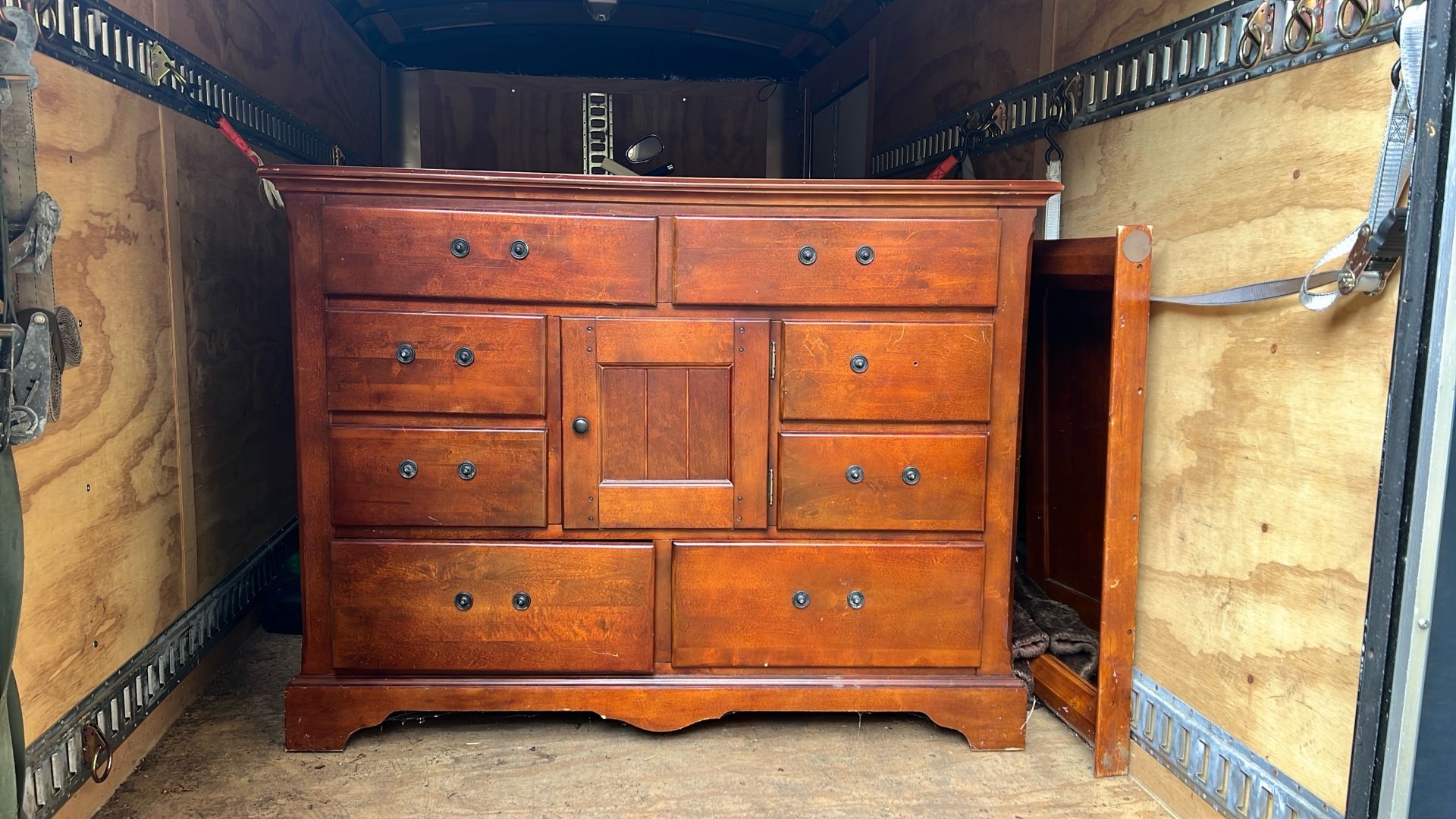 Solid cherry, wood vanity, dresser