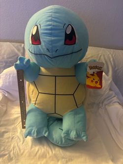 Large Pokémon Squirtle Plush with Tag