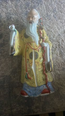 Rare Vintage Shou Xing Sculpture
