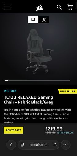 Corsair TC100 Relaxed Gaming Chair