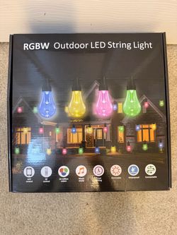 Brand new 50ft outdoor color changing lights with remote