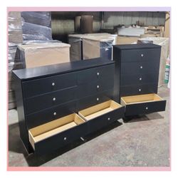 5 and eight drawers dresser / Five and eight drawers dresser