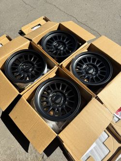 Brand New KMC Impact FFT “733” 17” Off-Road Wheels 6Lug 6x139 (6x5.5) Trucks and SUVs 17x8.5 0ET
