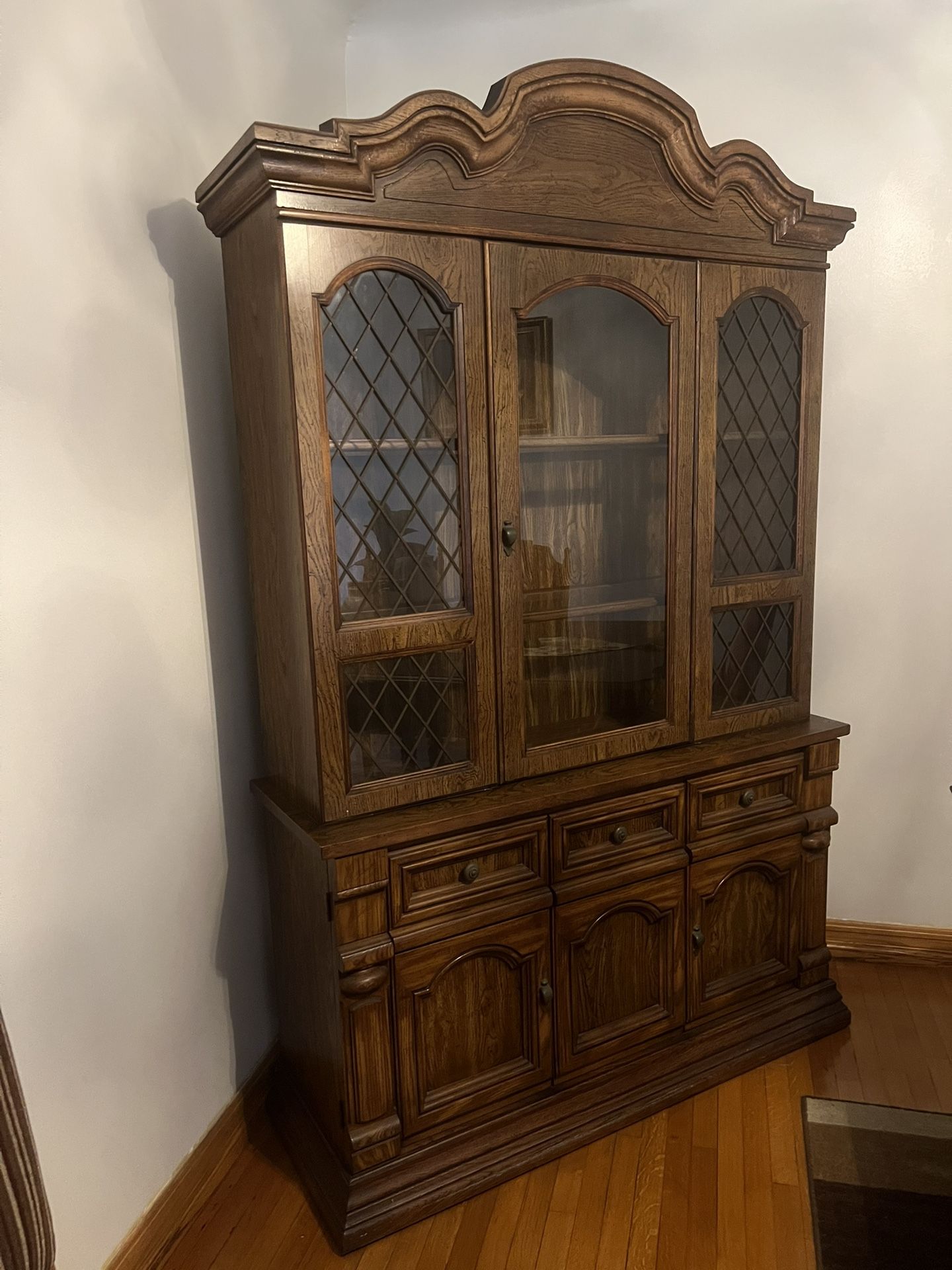Wooden China Cabinet