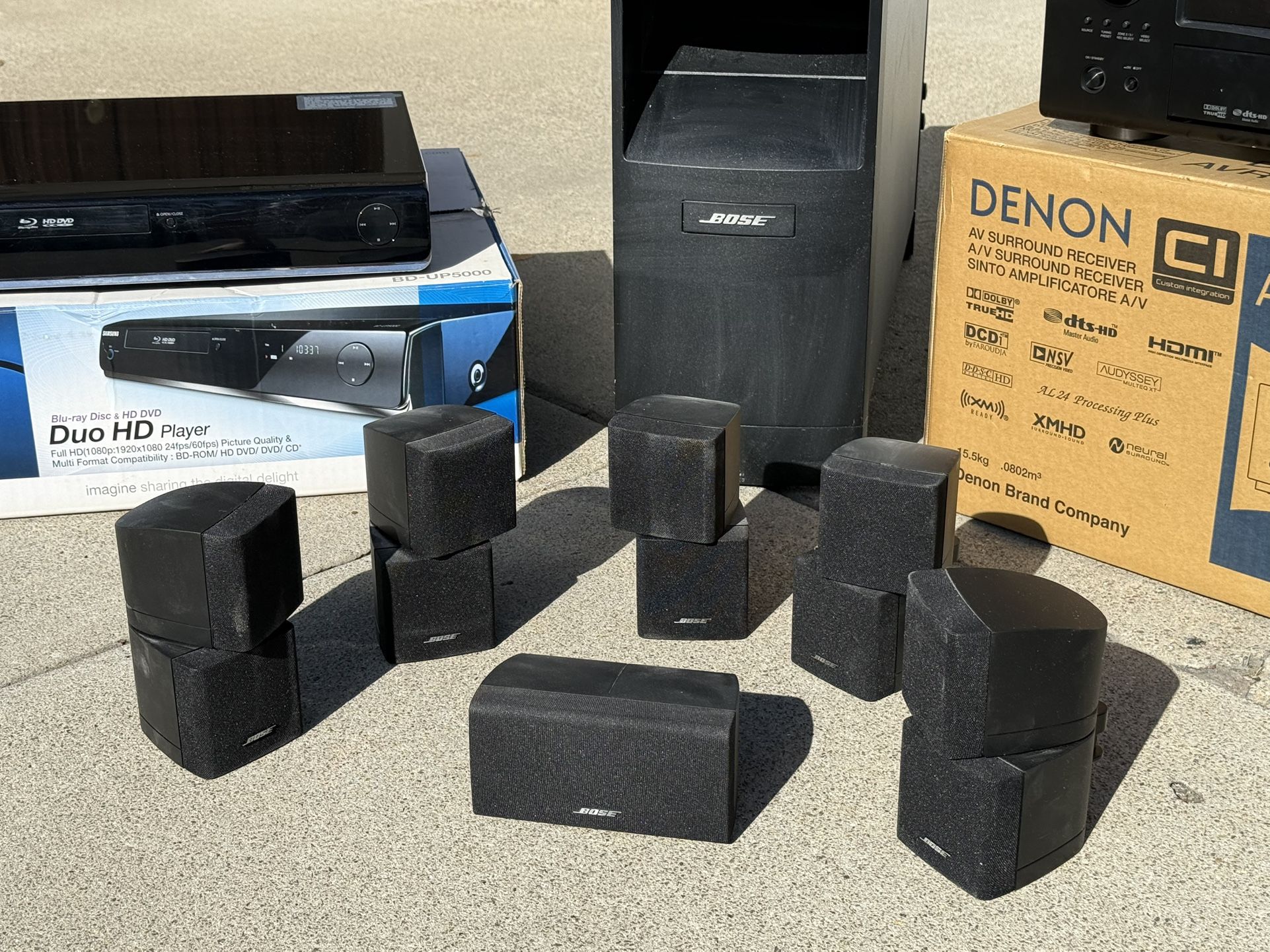 Denon Bose Surround Sound System