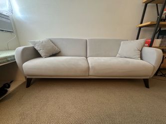 Gray sleeper sofa