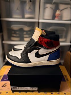 Union x Fragment x Air Jordan 1 Retro High OG SP (Black/Navy-Royal- Sail) size 10.5 $240