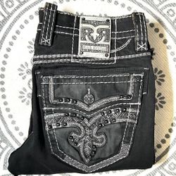 Rock Revival Jean Size 34W x 30L 🕺🏽🔥- Read Description Below ⬇️ 