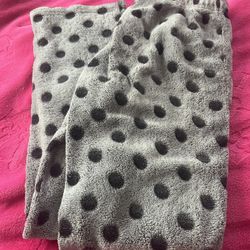 size S-M Fuzzy Grey Pajama Pants 