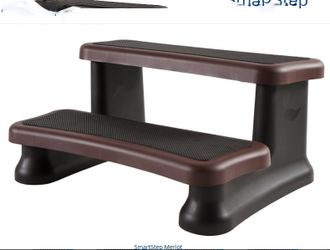 Smart Step Spa Steps By Leisure Concepts, Merlot(redish)