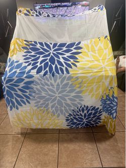 WITHLOC No Hook Shower Curtain