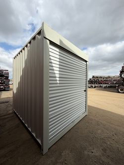 10FT SHIPPING CONTAINER – WIND & WATERTIGHT | HEAVY DUTY STORAGE SHED | CONNEX BOX (ROLL-UP DOOR)