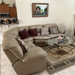 Sectional Couch Plus Recliner 