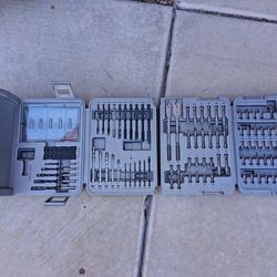 Black & Decker Drill Bit Set, With Driver's- Like New.