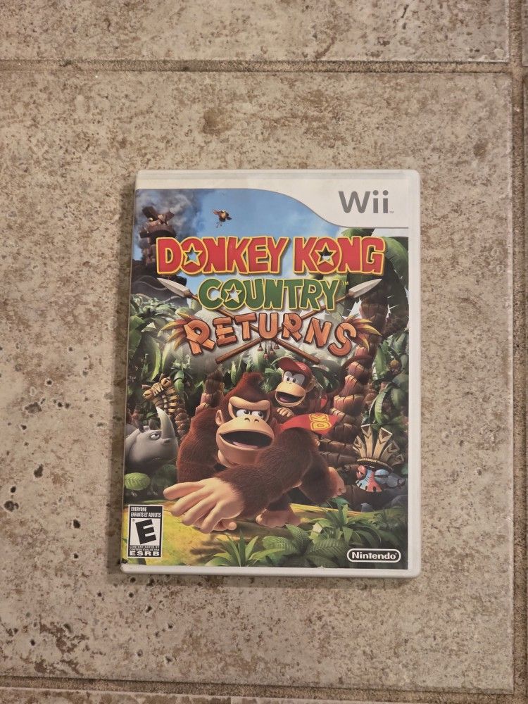 WII DONKEY KONG COUNTRY RETURNS GAME