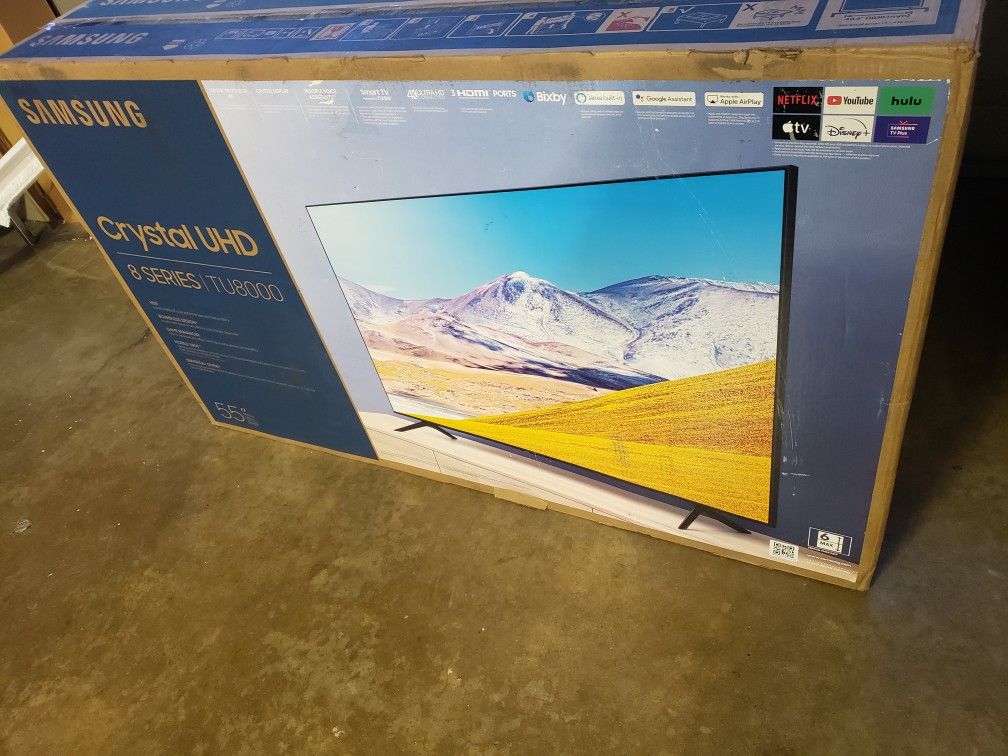 Tv Samsung 55", 4k, TU8000, 2020 Model, Cristal Display, Excellent