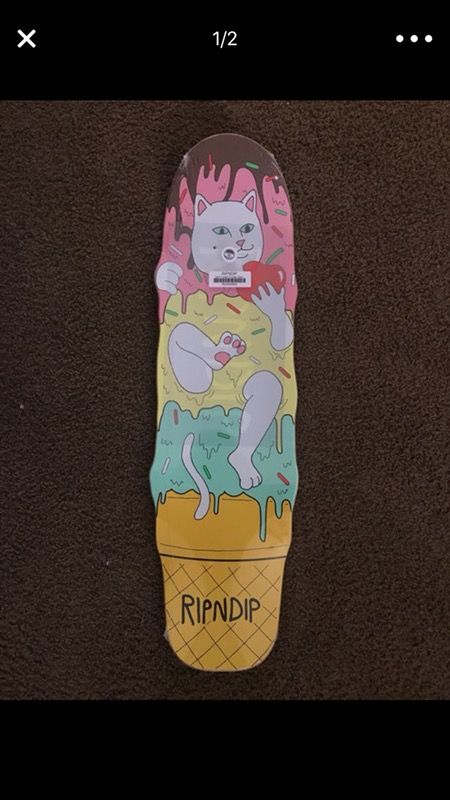 Rip n dip limited edition ice cream tour skate board