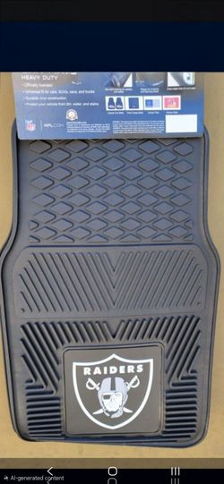 Raiders Rubber floor mats