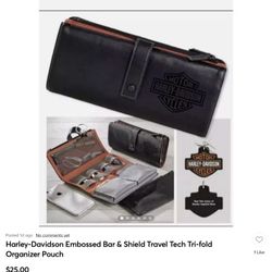 Almost New Harley Davidson Pouch $10