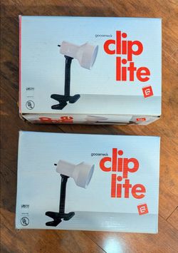 Lightning Bug Gooseneck Clip Lite Lamps – Set of 2