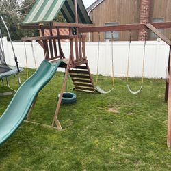 Wood Kingdom Swing Set 