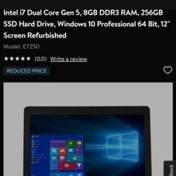 Dell E7250 Laptop Computer