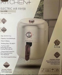 KITCHEN Electric Air Fryer 2.6 Liter CLASSIC CONTROL 8°F 360-DEGREE FRY FORCE 1360° 400| 175 320. 24