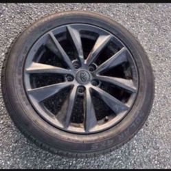 1 Only — 215/55r17 5x4.5 5x114.3 Stock Infiniti G35 Civic Altima Xb Tc Kia Optima Accord Camry Wheel Rim Good 90% Treads Tire!!!!!!!!