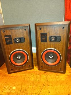 Cervin Vega AT 8 speakers refurbished vintage stereo