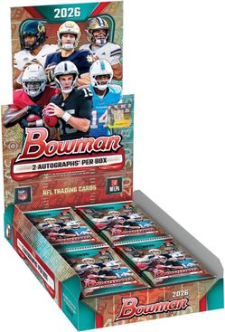 2026 Topps Bowman Football Hobby Box