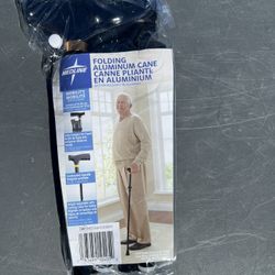 Medline Folding Aluminum Cane