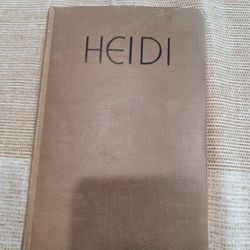Vintage 1937 Heidi  Book