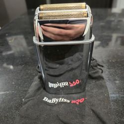 Babyliss Professional Silver Metals Cordless Metal Double Foil Shaver