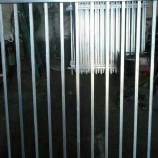 Steel fence panels