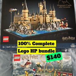 Lego Harry Potter Lot Of 2 Sets: Hogwarts And Quidditch