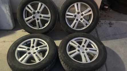 Mazda MPV 16 Inch stock Aluminum wheels and used tires 5x114.3mm