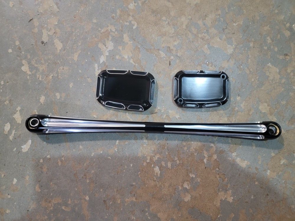 Harley Davison Edge Cut Shift Linkage N Brake & Clutch Covers. Read Ad