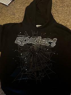 Sp5der OG Web Rhinestone Hoodie