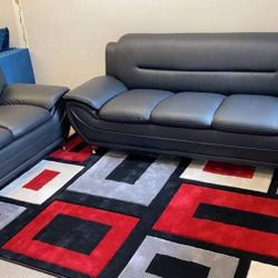 Set couch, two-piece set, sofa and loveseat in gray, we offer financing, ask for price