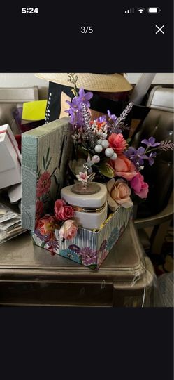 Handmade Floral Fairy Keepsake Jewelry Box – Gift Box Arrangement – One of a Kind”